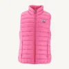 Flash Sale Children'S Sleeveless Down Jacket Intense Pink Zoe Kids Down Jackets