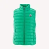 Shop Children'S Sleeveless Down Jacket Green Zoe Kids Down Jackets