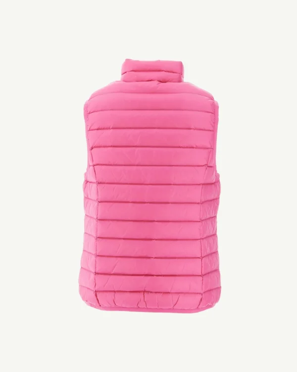 Flash Sale Children'S Sleeveless Down Jacket Intense Pink Zoe Kids Down Jackets