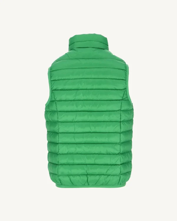 Outlet Children'S Sleeveless Down Jacket Green Zoe Kids Down Jackets