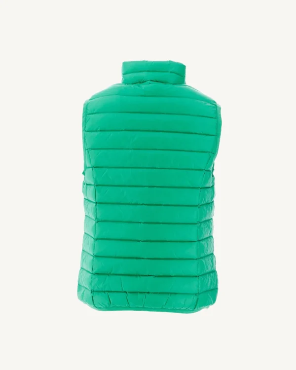 Shop Children'S Sleeveless Down Jacket Green Zoe Kids Down Jackets