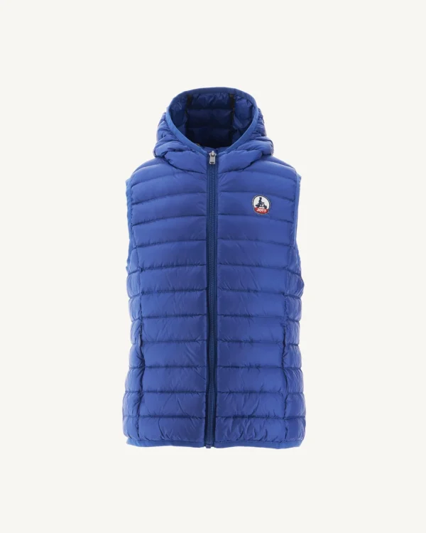 Online Children'S Sleeveless Down Jacket Dark Denim Djam Kids Down Jackets