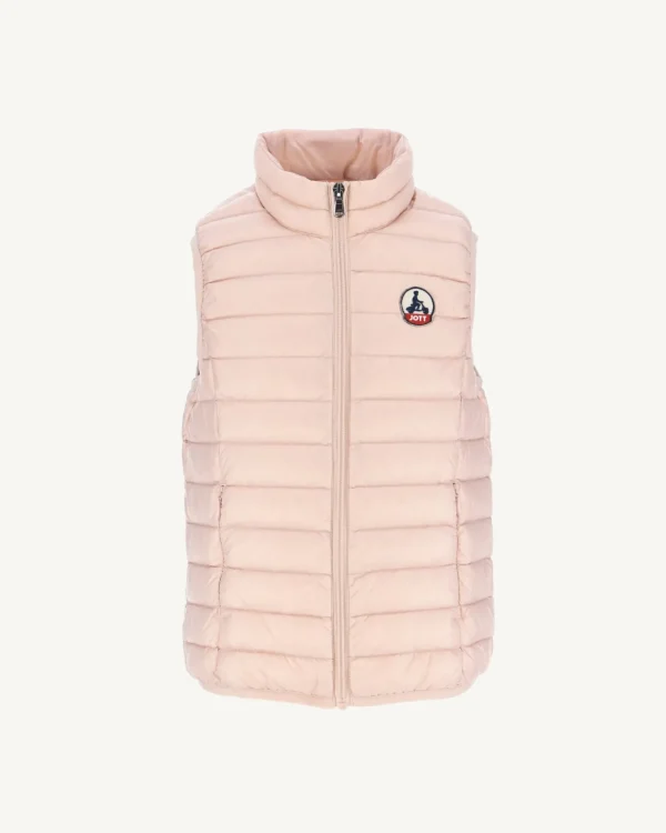 Fashion Children'S Sleeveless Padded Jacket Pale Pink Zoe Kids Down Jackets