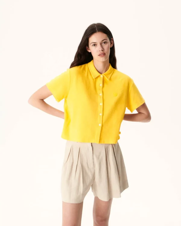 Clearance Citron Nova Short Terry Shirt Women Clothes