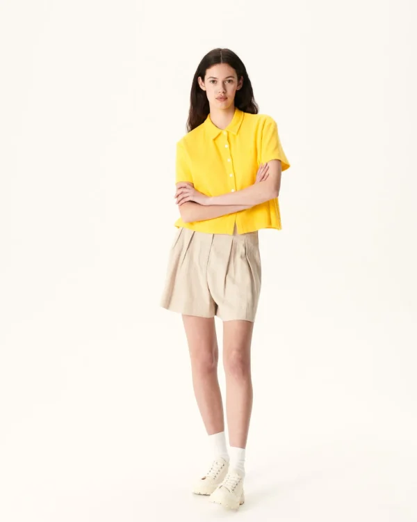 Clearance Citron Nova Short Terry Shirt Women Clothes