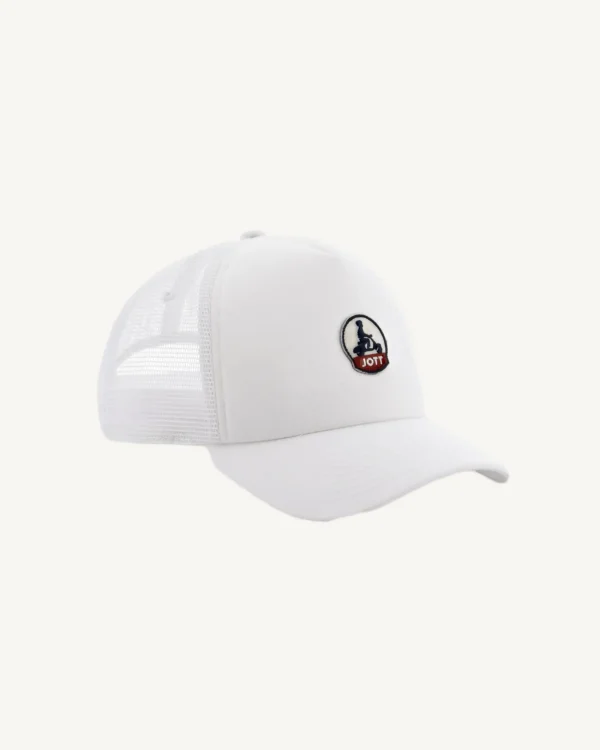 Clearance Cotton And Mesh Cap White Rise Men Accessories