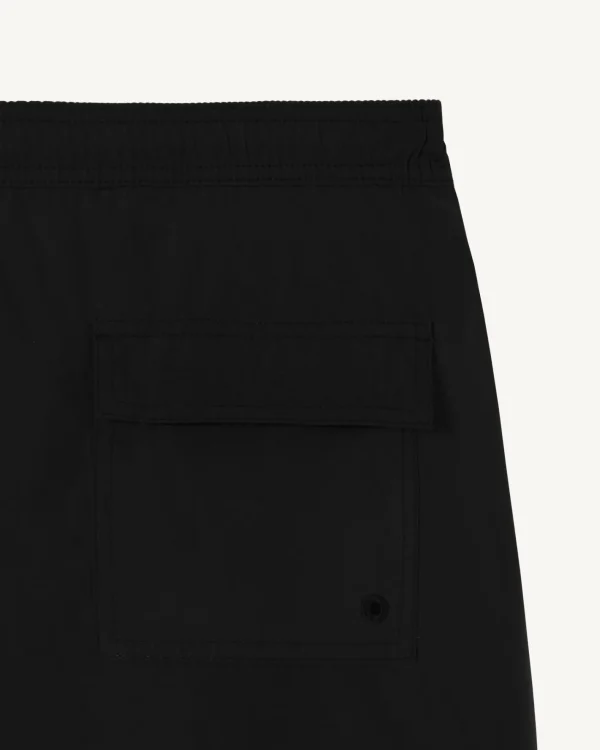 Fashion Deauville Black Swim Shorts Men Clothes