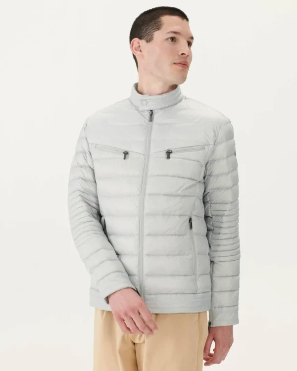 Clearance Down Jacket Light Gray David Men Down Jackets And Jackets