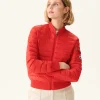 Fashion Emmy Bright Red Lightweight Down Jacket Women Down Jackets & Jackets