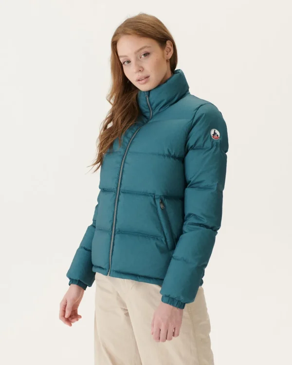 Best Sale Extreme Cold Down Jacket Denim Blue Cadiz Women Down Jackets & Jackets