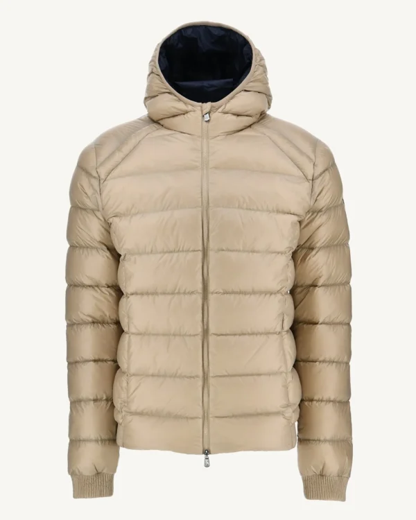 Outlet Extreme Cold Hooded Down Jacket Beige Nat Men Down Jackets And Jackets