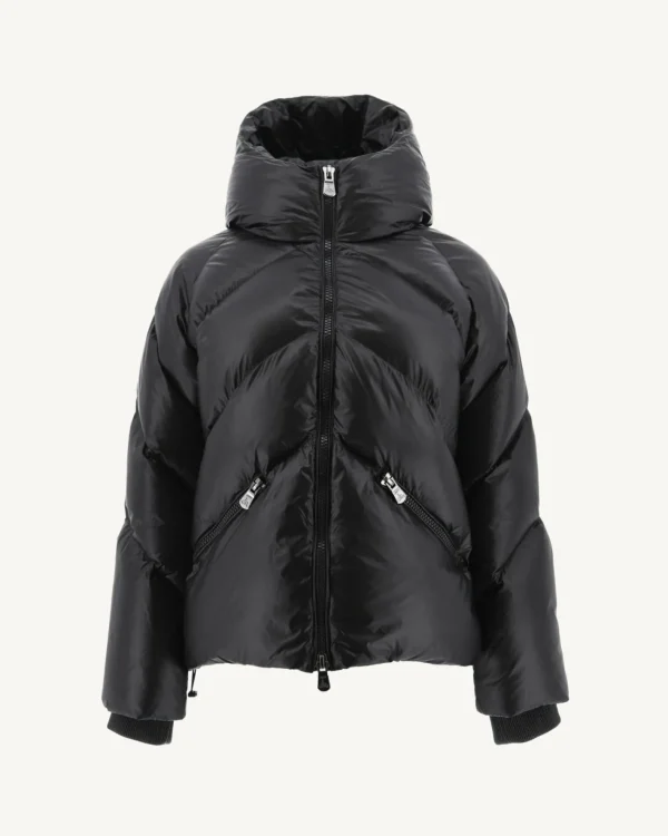 Best Extreme Cold Hooded Down Jacket Black Stellar Women Down Jackets & Jackets