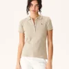 Outlet Franca Beige Polo Shirt Women Clothes