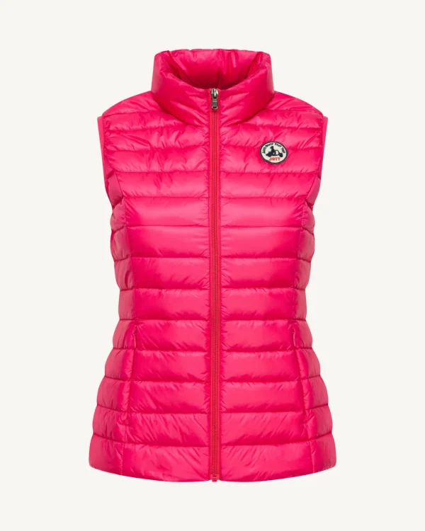 Outlet Fuchsia Seda Light Sleeveless Down Jacket Women Down Jackets & Jackets