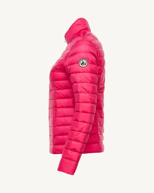 Discount Fushia Cha Lightweight Down Jacket Women Down Jackets & Jackets