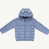 Online Grand Cold Baby'S Hooded Down Jacket Charlie Faded Blue Kids Babe