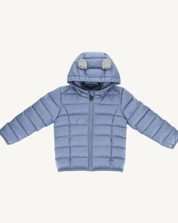 Online Grand Cold Baby'S Hooded Down Jacket Charlie Faded Blue Kids Babe