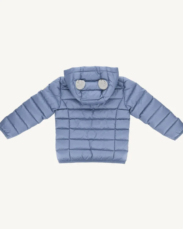 Online Grand Cold Baby'S Hooded Down Jacket Charlie Faded Blue Kids Babe