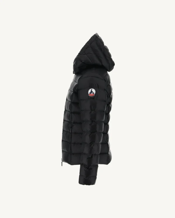 Cheap Grand Cold Children'S Hooded Down Jacket Black Opal Kids Down Jackets