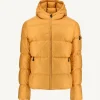 Cheap Great Cold Hooded Down Jacket Java Mustard Men Down Jackets And Jackets