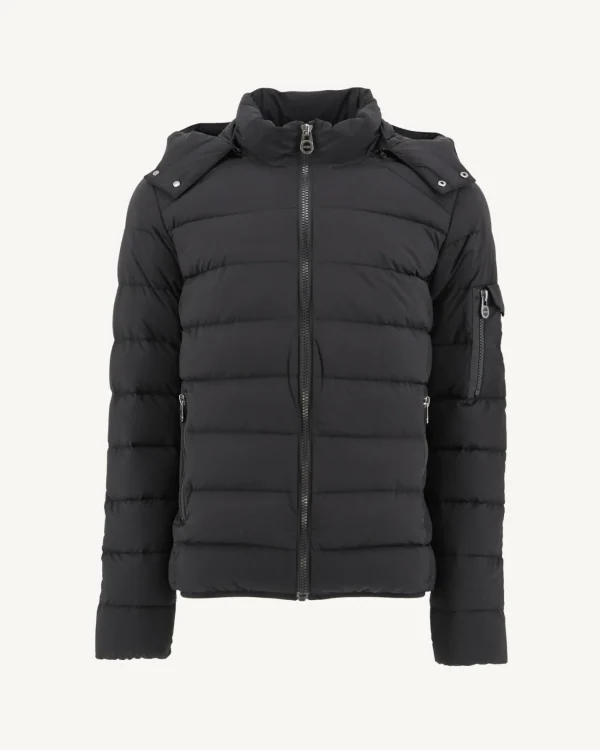 Best Sale Great Cold Hooded Down Jacket Black Adrien Men Down Jackets And Jackets