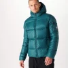 Best Great Cold Hooded Down Jacket Dark Green Java Men Down Jackets And Jackets