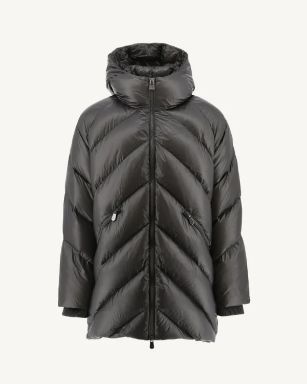 Shop Great Cold Hooded Down Jacket Anthracite Blaze Men Down Jackets And Jackets