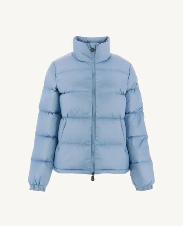 Sale Great Cold Quilted Down Jacket Faded Blue Cardiff Women Down Jackets & Jackets