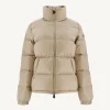 Cheap Great Cold Quilted Down Jacket Beige Cardiff Women Down Jackets & Jackets