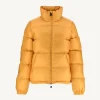 Best Great Cold Quilted Down Jacket Mustard Cardiff Women Down Jackets & Jackets