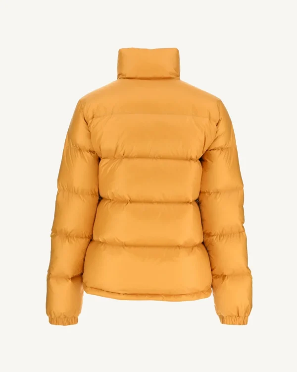 Best Great Cold Quilted Down Jacket Mustard Cardiff Women Down Jackets & Jackets