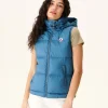 Best Great Cold Sleeveless Down Jacket Sevilla Blue Jeans Women Down Jackets & Jackets