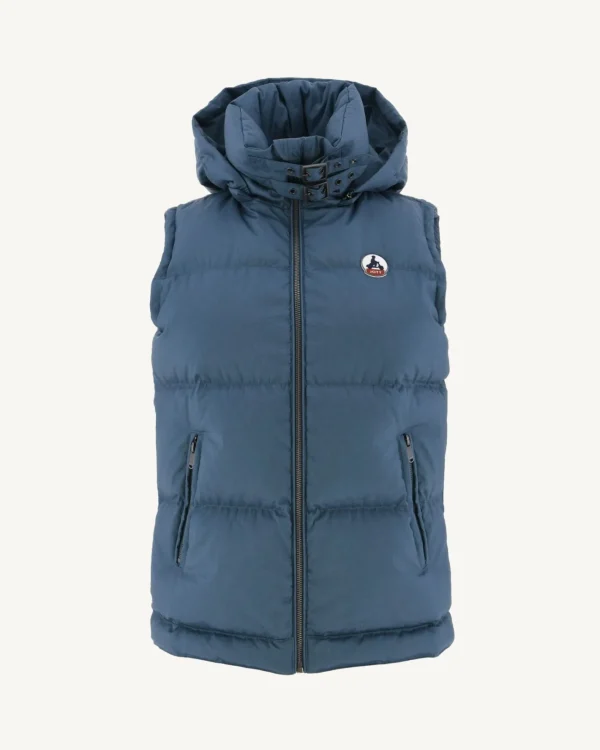 Best Great Cold Sleeveless Down Jacket Sevilla Blue Jeans Women Down Jackets & Jackets