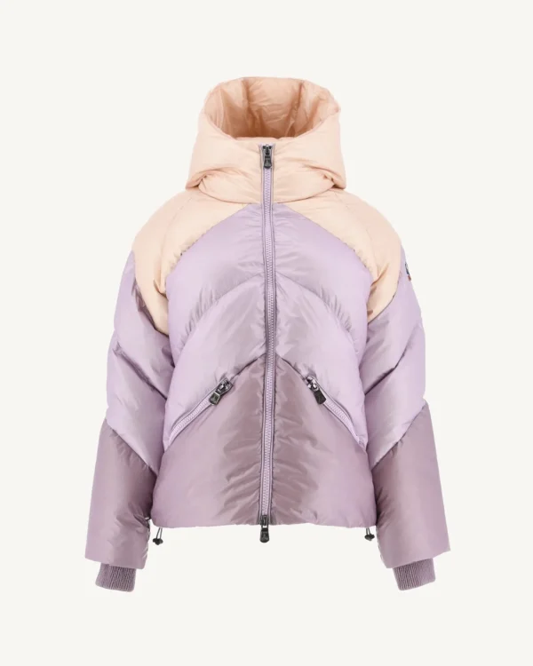 Hot Hooded Down Jacket Grand Cold Combo Purple Stellar Women Down Jackets & Jackets