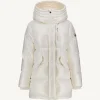 Discount Hooded Padded Jacket White Santa Women Down Jackets & Jackets