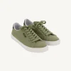 New Horizon Light Khaki Canvas Trainers Shoes