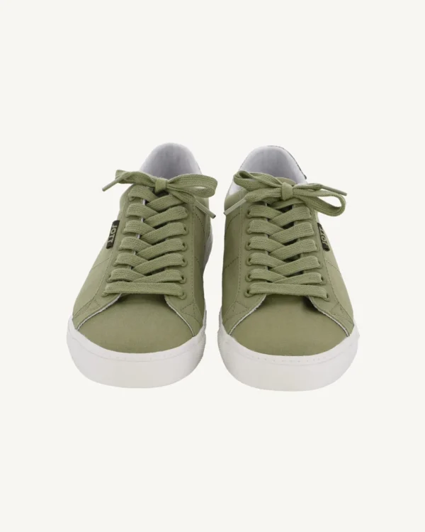 New Horizon Light Khaki Canvas Trainers Shoes