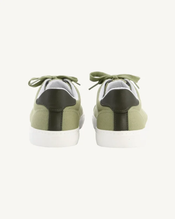 New Horizon Light Khaki Canvas Trainers Shoes