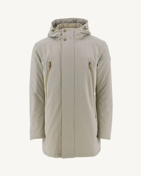 Cheap Iceberg Beige Down Jacket Men Down Jackets And Jackets