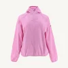 Sale Impermeable A Capuche Rose Pastel Singapore Women Down Jackets & Jackets