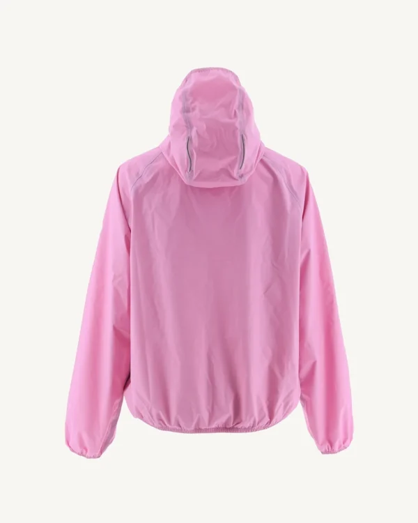 Sale Impermeable A Capuche Rose Pastel Singapore Women Down Jackets & Jackets