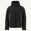 Clearance 4-In-1 Hooded Puffer Jacket Black Ulaan Men Down Jackets And Jackets