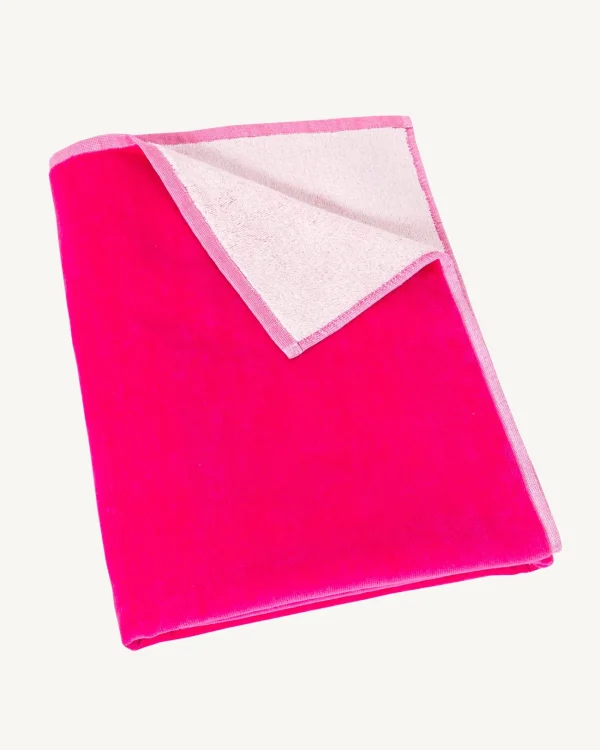 New Intense Pink Beach Terry Beach Towel Men Accessories