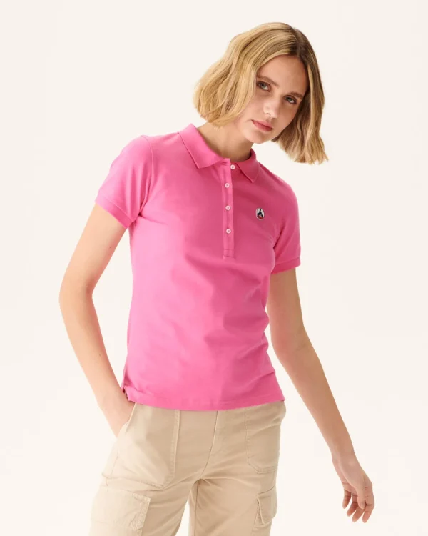 Best Intense Pink Franca Polo Shirt Women Clothes