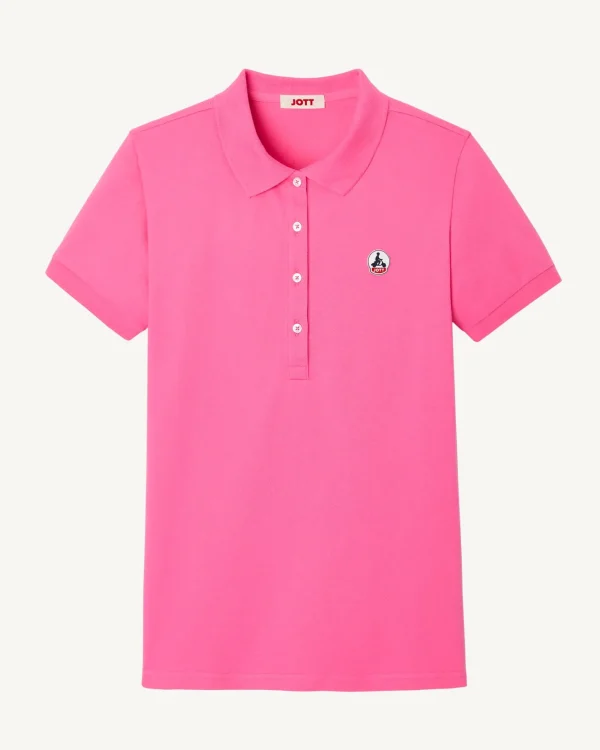 Best Intense Pink Franca Polo Shirt Women Clothes