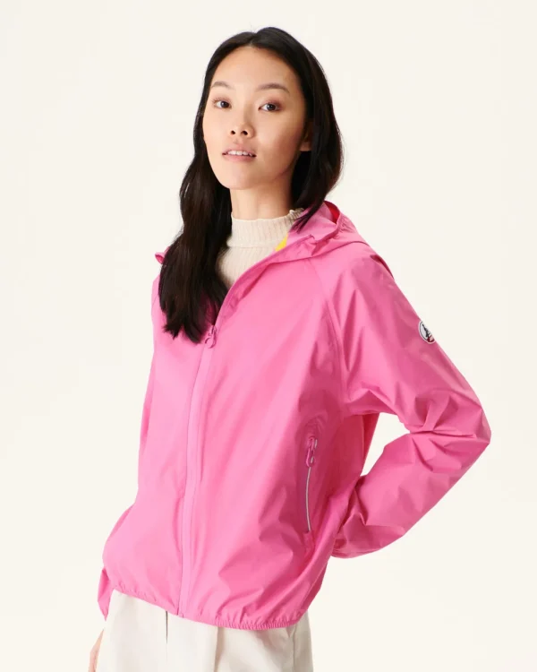 Cheap Intense Pink Singapore Packable Waterproof Jacket Women Down Jackets & Jackets