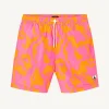 Best Sale Intense Pink/Apricot Biarritz Camo Swim Shorts Men Clothes