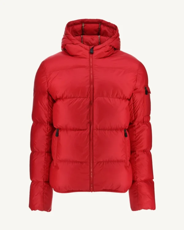 New Java Red Great Cold Hooded Down Jacket Men Down Jackets And Jackets