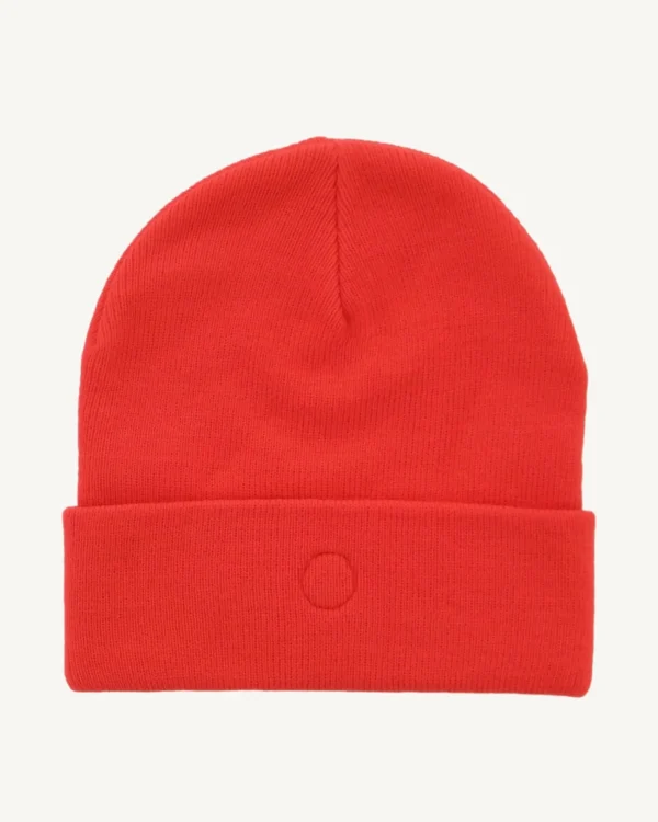 Sale Jim Bright Red Beanie Men Accessories