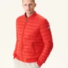 Cheap Jordan Bright Red Lightweight Puffer Jacket Men Down Jackets And Jackets